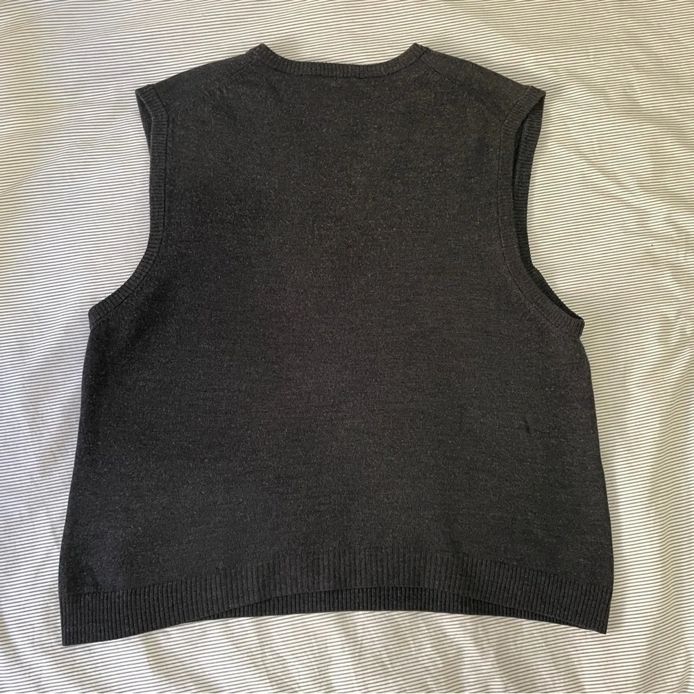 PRONTO UOMO XXL Men’s Extra Fine Merino‎ Wool Sleeveless V Neck Sweater Pullover